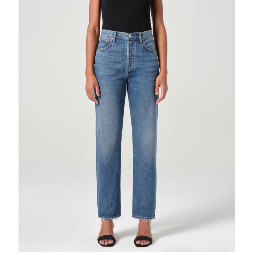 Agolde 90s Pinch Waist Straight Leg High Rise Jeans